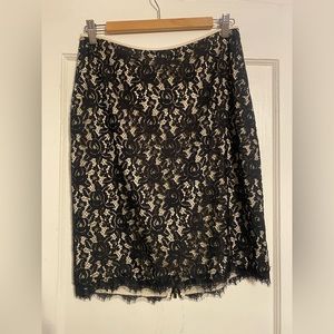 dvf lace skirt